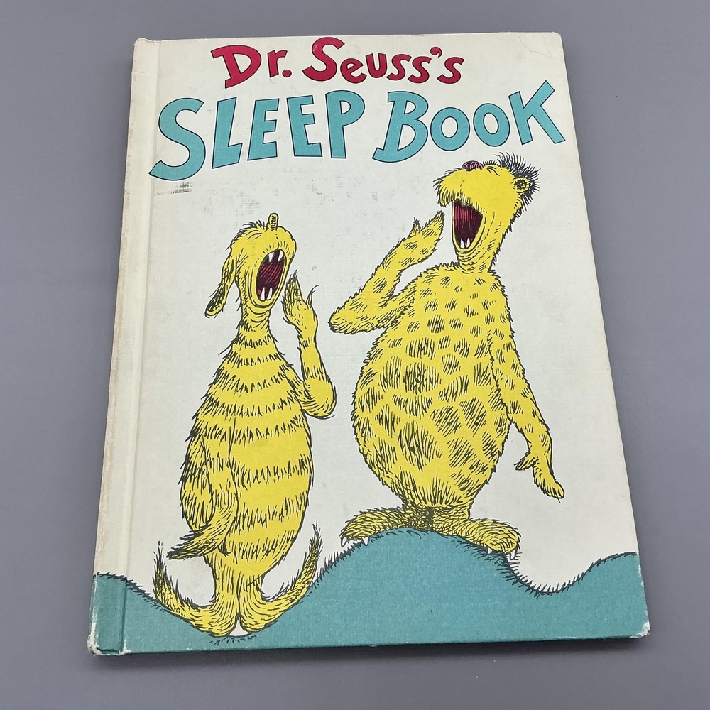 Dr Seuss Sleep Book Vintage 1962 Random House Hardcover Book Club Edition